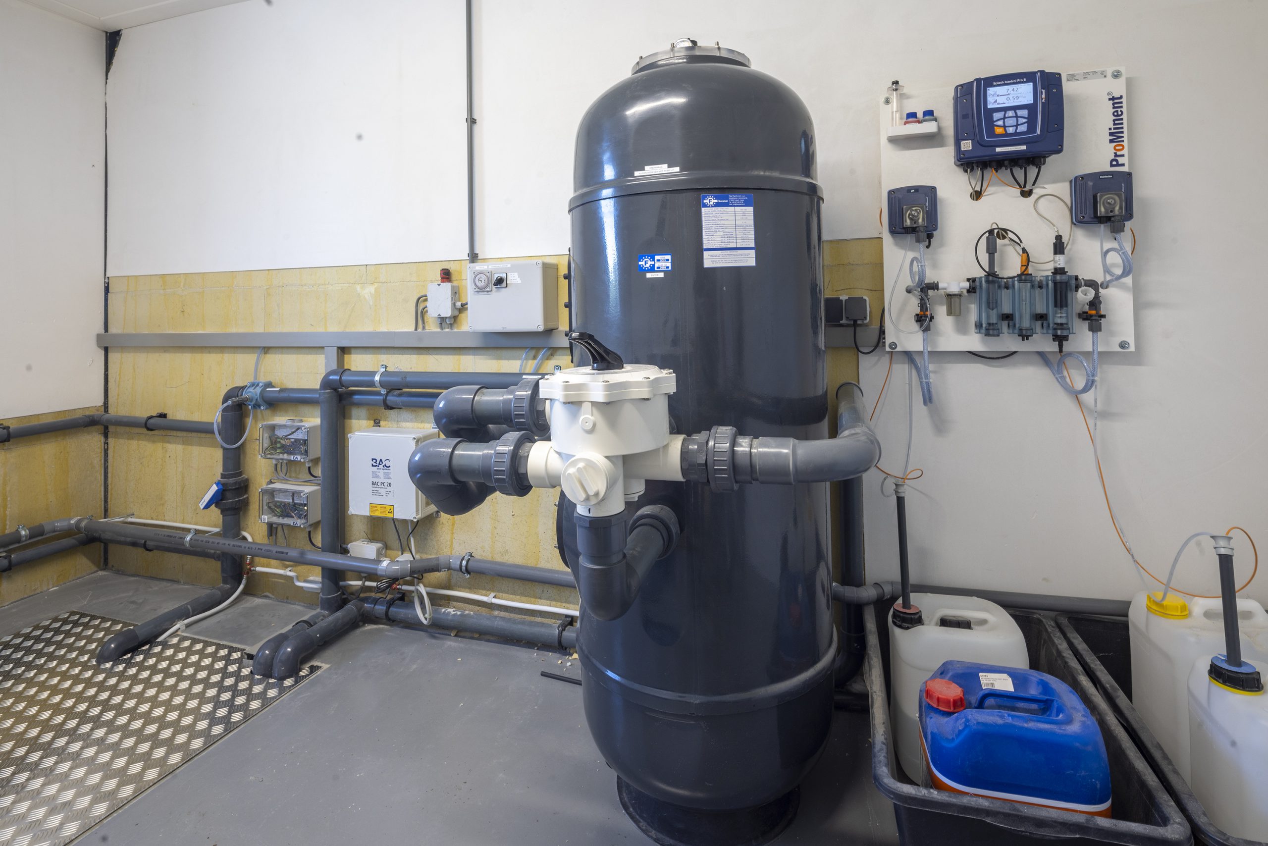 Technische ruimte - Zwembaden